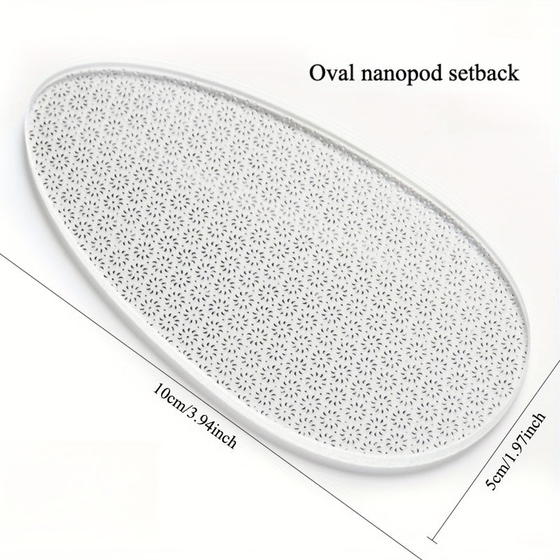 Esponja de piso de vidrio nano - Sin fragancia, no eléctrica, ideal para uso húmedo y seco, perfecta para eliminar la piel muerta y, esenciales para el cuidado de los pies | Cuidado de la piel suave para los pies | Herramienta de cuidado de los pies dura