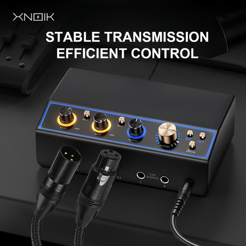 2 unidades de cables de micrófono XLR a XLR de alta calidad, masculino a femenino, con cobre libre de oxígeno (OFC) y trenzado de nailon, negro, 1,5 metros, para micrófono, escenario, estudio, estudio en casa.