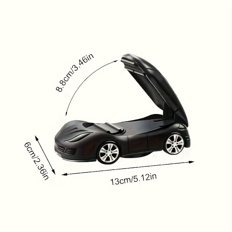 Soporte de Navegación para Modelo de Coche Giratorio 360°, Fuerte Adhesivo Autoadhesivo para Teléfono Móvil en el Salpicadero, Adorno para Modelo de Coche en el Centro de la Consola, Adorno para el Hogar, Soporte para Teléfono Móvil