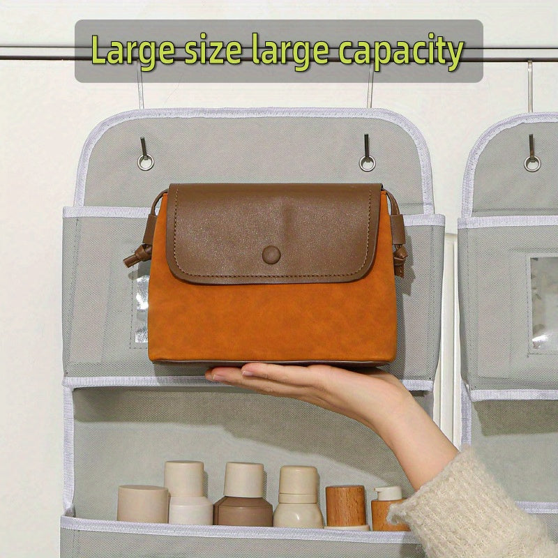 Bolsa de almacenamiento colgante de gran capacidad para juguetes y artículos varios, adecuada para dormitorios y dormitorios.