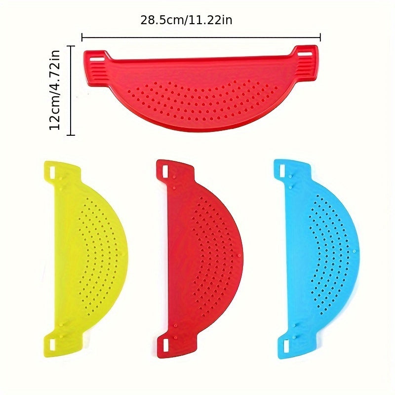 1pc Colador de Cocina de Plástico Duradero para Olla - Azul Vibrante, Cesta para Verduras y Frutas de Fácil Drenaje con Malla Fina, Perfecto para Cocinar en Casa y Hornear