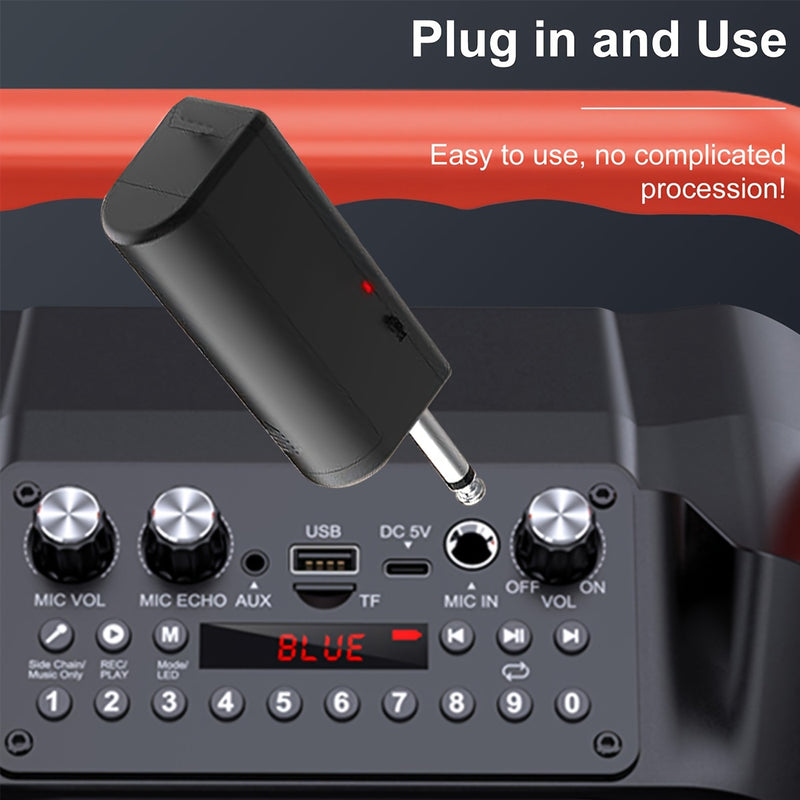 Sistema de Micrófono Inalámbrico de Alto Rendimiento con Batería Recargable - 1500mAh, Carga USB-C, Doble Micrófono de Mano para Karaoke, Bodas, DJs y Más