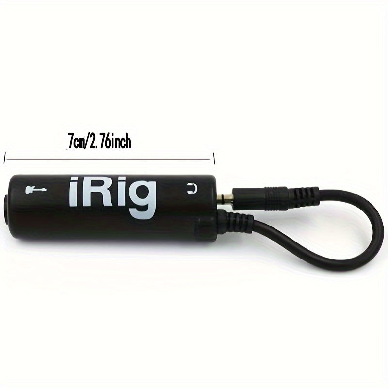 Interfaz de guitarra I-Rig, convertidor de reemplazo para teléfono, interfaz de audio para guitarra, afinador de guitarra, línea de guitarra, accesorios para guitarra I-Rig