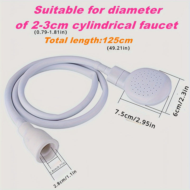 1 lavabo multifuncional con manguera extensible y cabezal de ducha portátil, ideal para lavar el cabello y bañar mascotas, sin olor, fácil de instalar, regalo perfecto para el Día de la Mujer y el Día de la Madre, cabezal de ducha para baño