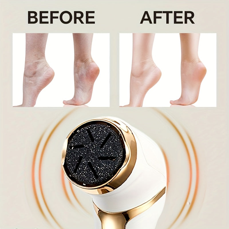 Juego de 3 Limas para Pies con Rodillo, Herramientas y Accesorios de Pedicura Sin Aroma, Exfoliante Duro Beige Claro para Pies Suaves, Regalo del Día del Padre