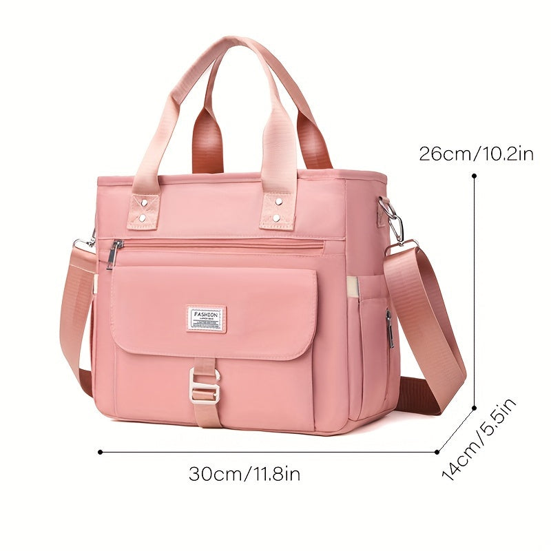 New Fashionable Large Capacity Single Shoulder Bag Multi-Functional Convenient Storage for Outings, Vacations and Travel Essential Non-Food Contact Organizer, Back to School Lunch Bag