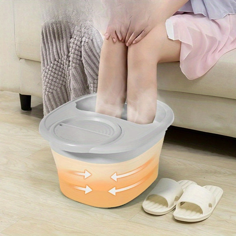 Baño de Pies Plegable para el Hogar, Lavabo de Pies sobre la Pantorrilla, Cubeta para Lavar los Pies