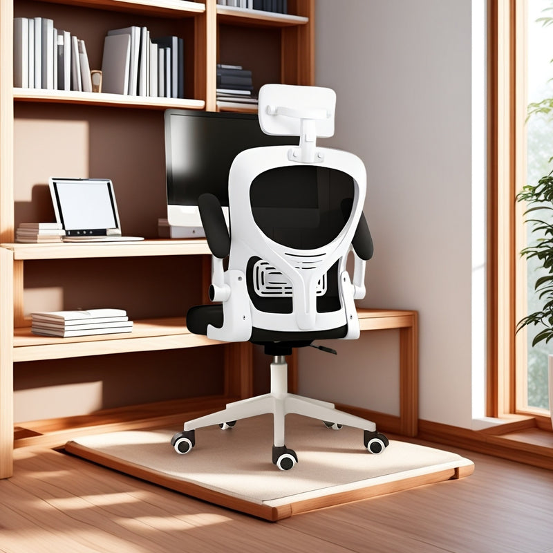 Silla de juego ajustable antropomórfica - Marco, 11 festivales - Regalo, inclinación manual, comodidad de malla transpirable, silla ejecutiva para hogar y oficina, soporte lumbar, giratoria, adecuada para todas las estaciones - 12 meses