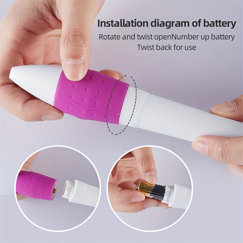 Deslustrador de Uñas Eléctrico BANUCHE - Cortaúñas y Pulidor Portátil Automático con Batería para Adultos, Ancianos - Herramienta Compacta de Manicura Pedicura para Viajes con Palitos de Lija, Diseño Ergonómico, Mango Antideslizante