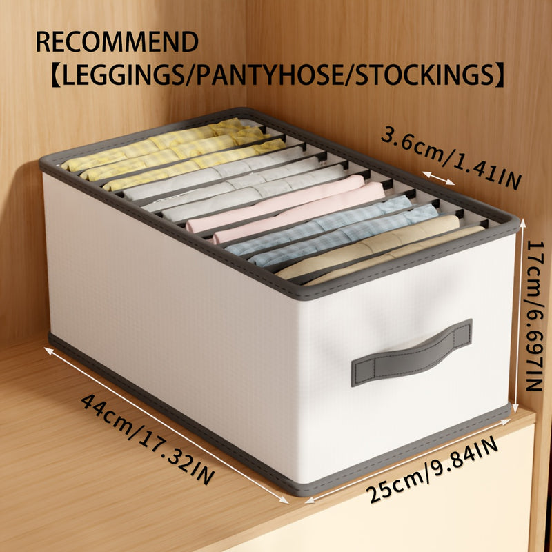 1/3 piezas, cesta de almacenamiento plegable para cajones, tejido no tejido, organizador de ropa interior, calcetines, sujetadores, regalo del Día del Padre, organizador de cajones | Multifuncional | Ligero, ropa con asa, bolsa de almacenamiento para caj