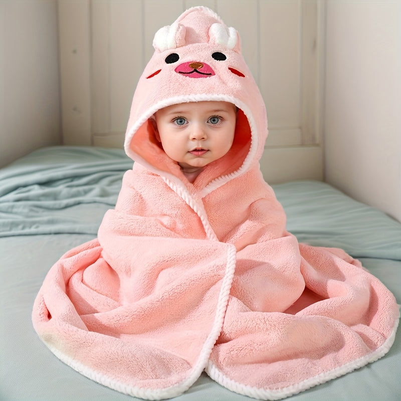 Toalla de Baño Adorable de Dibujos Animados para Niños - Suave, Absorbente y Cómoda - Perfecta para Duchas y Regalos