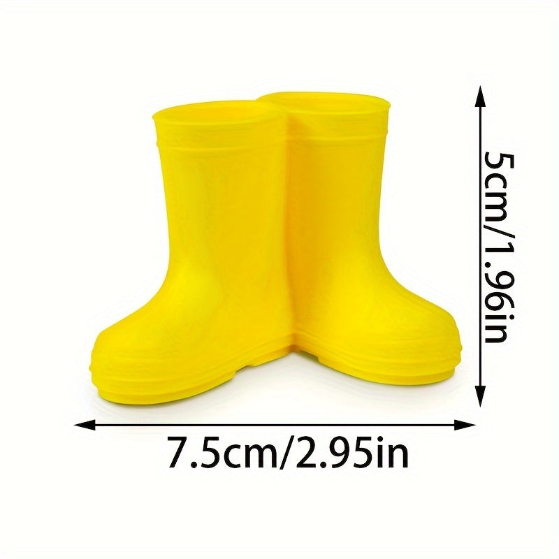 Porta cepillo de dientes de viaje creativo en forma de bota de lluvia, 1 unidad, organizador para cepillos dentales