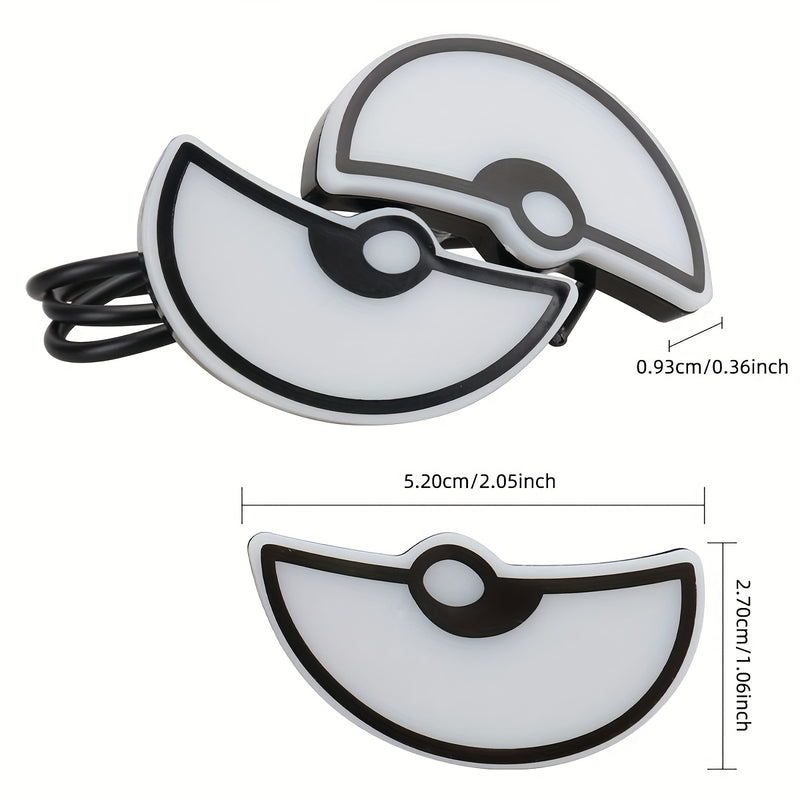 2 piezas de luces LED KEVANLY para coches y motocicletas, ojos demoníacos de neón, luces que se pueden montar, ajuste universal, opciones de colores múltiples, diseño creativo de ojos en forma de media luna, no requiere batería, perfectas para espejos re