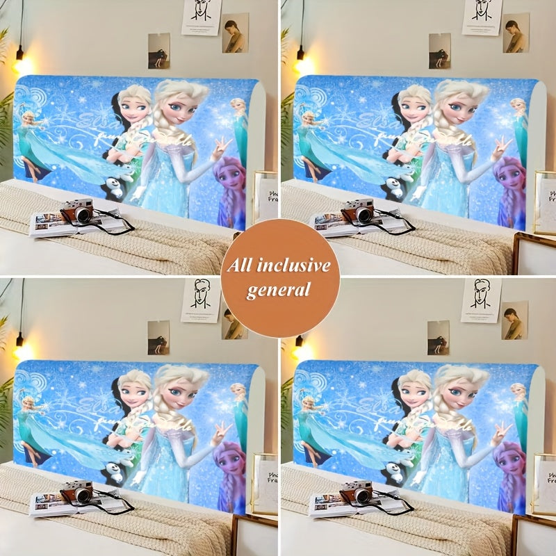 1 pieza Funda de Cabecera de Poliéster de Elsa de Hielo - Suave y Cómoda, Adecuada para Habitaciones Infantiles, Agregando Infancia y Vida Mientras Mejora la Atmósfera del Cuarto
