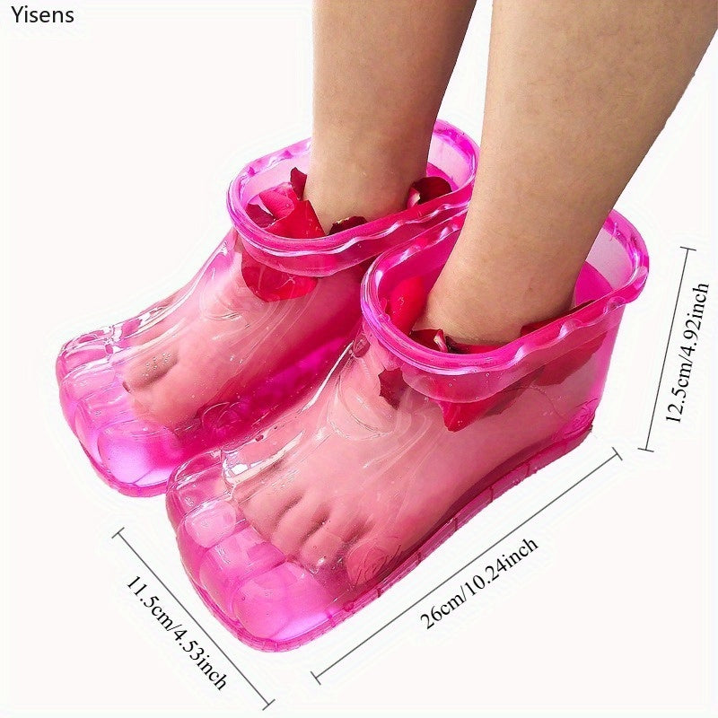 Baño de pies portátil, zapatillas de plástico para hombres y mujeres, adecuadas para uso en casa en el baño, lavabo de pies ahorrador de agua.