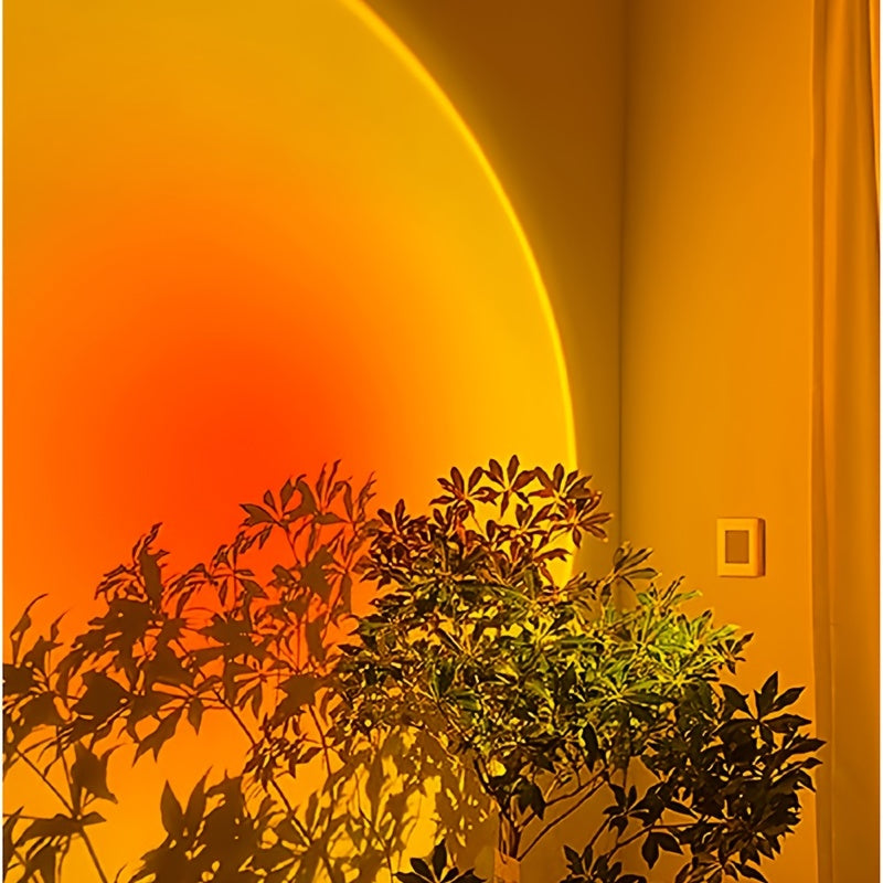 Lámpara LED De Atardecer, Proyector De Luz De Atardecer, Lámpara De Ambiente LED Para Dormitorio, Lámpara De Ambiente Para Decoración De Oficina En Casa