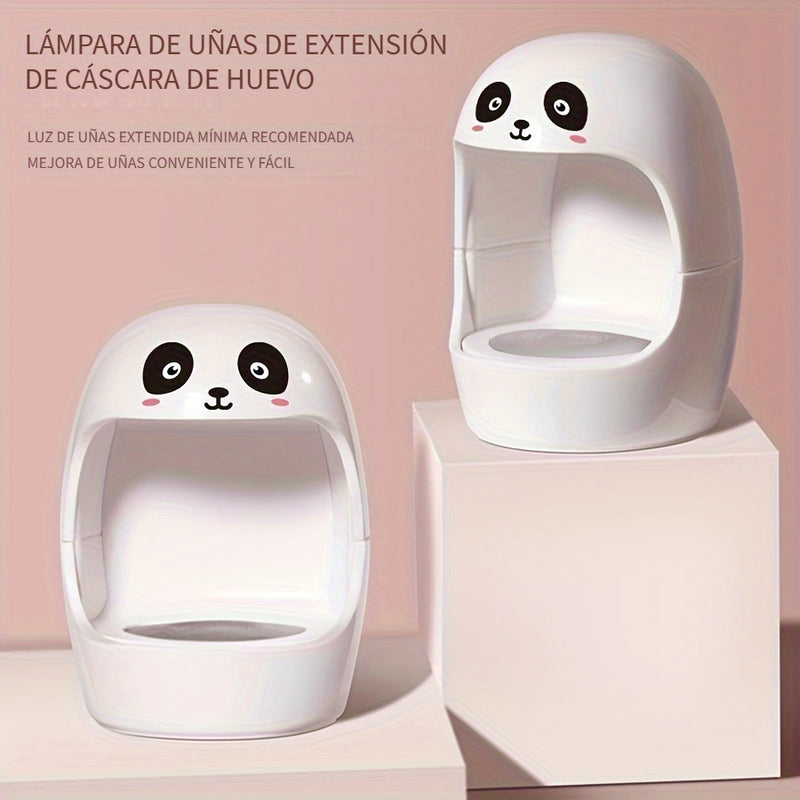 1pc Lámpara de Uñas Mini Q en Blanco, Secador de Uñas UV/LED, Secado Rápido de Gel de Uñas, para Arte de Uñas DIY en Casa