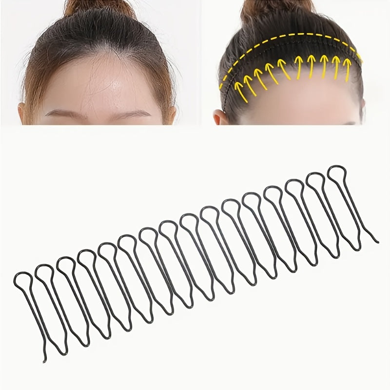 1, 2 o 4 peines invisibles en forma de U para fijar el flequillo, peinetas elegantes para novias, accesorios para el cabello que evitan el resecamiento