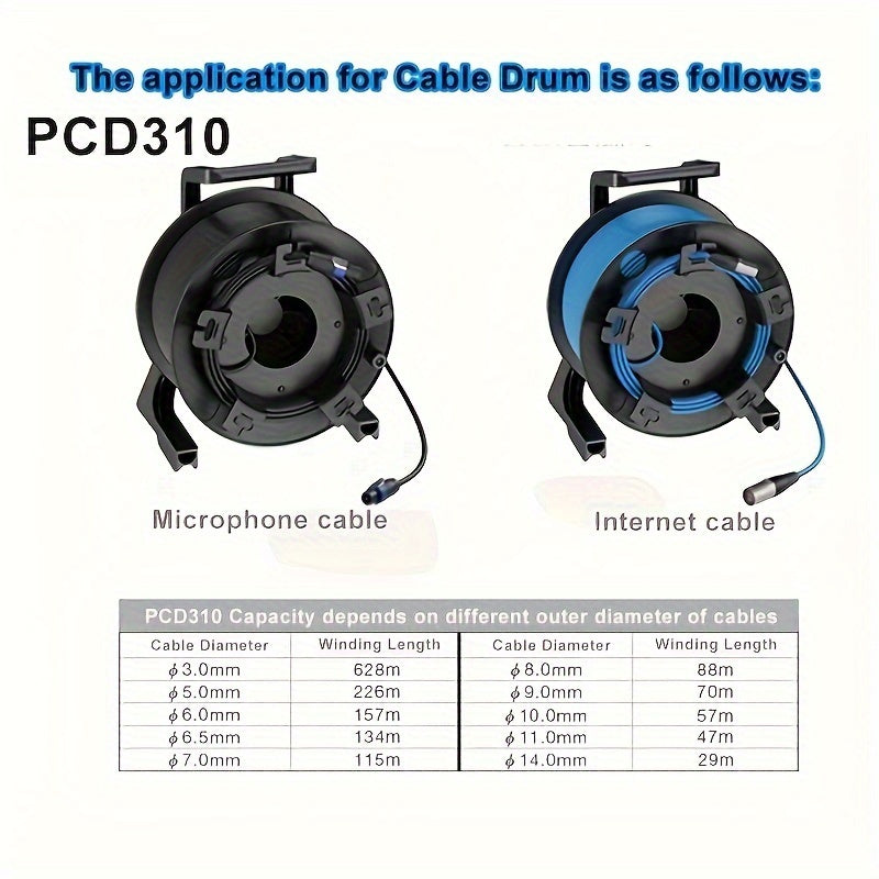 Carrete de cable Altavoz de audio Cable móvil Carrete de recogida Carrete de plástico Bobina de bobinado