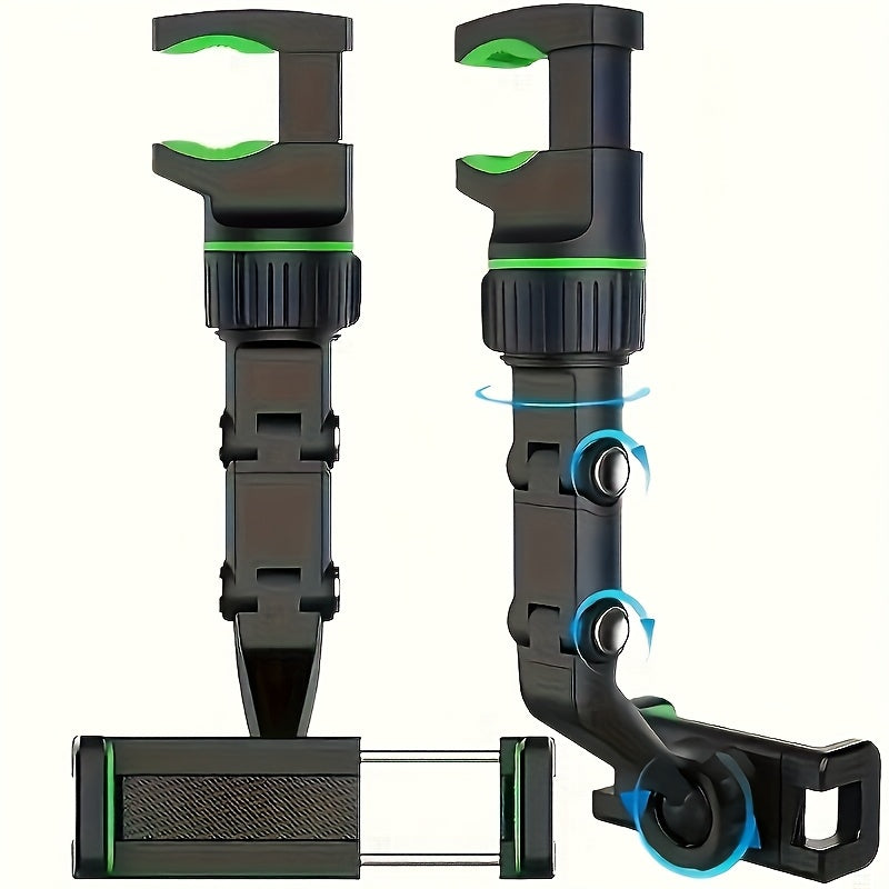 Soporte de teléfono en forma de L giratorio de 360° ajustable - Material PP premium, multiusos para coche y hogar, navegación GPS, reproducción de música, práctica de guitarra - Plástico duradero, no requiere energía, soporte de teléfono para coche