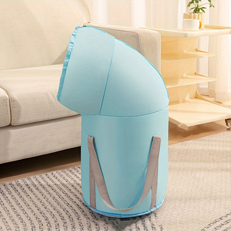Bañera Plegable Portátil para Remojo de Pies - Profunda y Ancha para Piernas hasta la Rodilla, Ideal para Viajes y Uso Doméstico, Mantiene el Agua Caliente