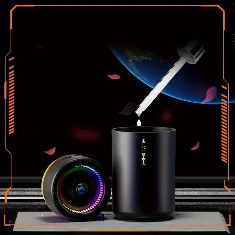 Humidificador Silencioso USB para Habitaciones Grandes - Tanque de Agua Superior, Multifunción, Sin Alcohol, Fácil de Limpiar, Ideal para Dormitorio, Sala, Oficina y Hotel