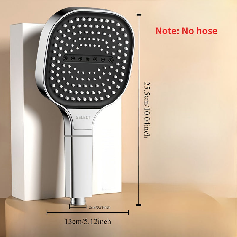 Cabezal de ducha de mano de alta presión con filtro, cabezal de ducha de masaje de montaje en pared de plástico cuadrado para accesorios de baño Decoraciones de Halloween, Navidad