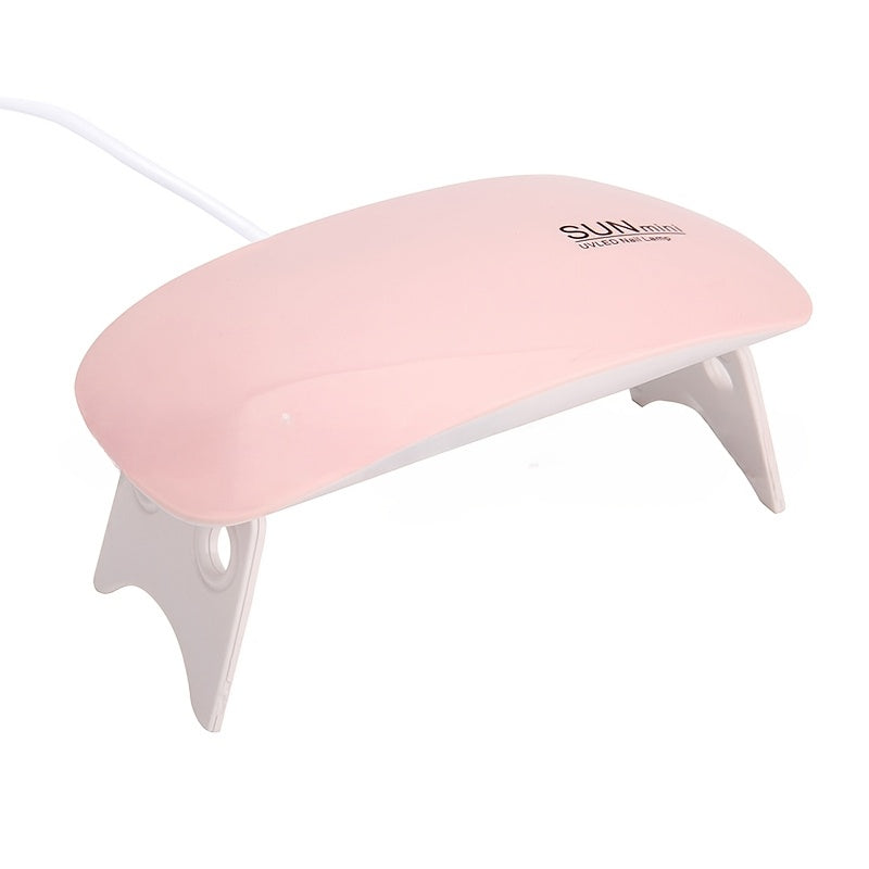 Secador de Uñas Mini LED con 6 Luces, Lámpara Portátil USB para Manicura y Pedicura, Ideal para Secado Rápido, Perfecto para Principiantes y Profesionales, Adecuado en 11 Ocasiones Festivas