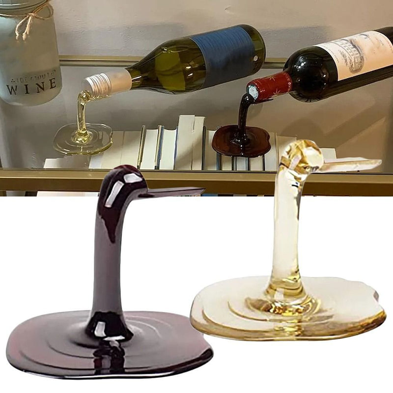 Gabinete de Exhibición de Vinos de Plástico Apilable con Soporte para Botellas