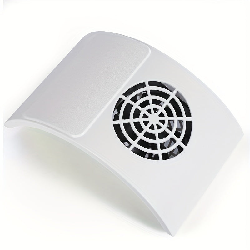 Limpieza de uñas con aspirador USB con 2 bolsas de polvo - Motor cepillado de 20000 RPM, mango ergonómico y área de limpieza ancha para la eliminación de polvo de uñas en el hogar, blanco y rosa brillante, limpiador de uñas, colector de polvo de escritor