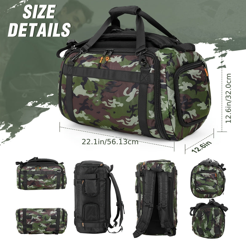 Mochila para Altavoz Inalámbrico JBL PartyBox 120 Camuflaje - Resistente, Transpirable con Correas Ajustables y Ventana Transparente para Acceso Fácil