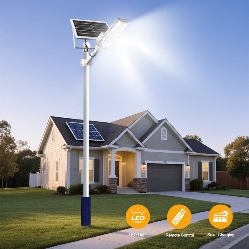 Luz solar para pared exterior, potente lámpara solar LED para caminos, iluminación portátil con sensor de movimiento y batería de litio 4000mAh/6000mAh, sensor infrarrojo, cubierta de plástico, control remoto - Ideal para patios, garajes, bodegas, áreas