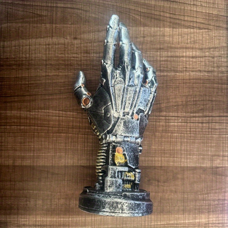 1 Mango Impreso en 3D Cyberpunk - Caja de Almacenamiento Multifuncional para Escritorio, Adecuada para Controladores de Juegos, Teléfonos Móviles, etc. | Decoración de Estilo Mecánico de Ciencia Ficción | Elección Perfecta para el Hogar y la Oficina