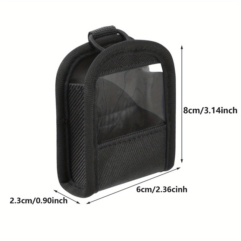 Mochila transmisora de guitarra negra - Correa ajustable, varias opciones de antenas, cierre de cremallera seguro para guitarra de bajo e instrumentos, equipo de músico, diseño elegante, construcción duradera