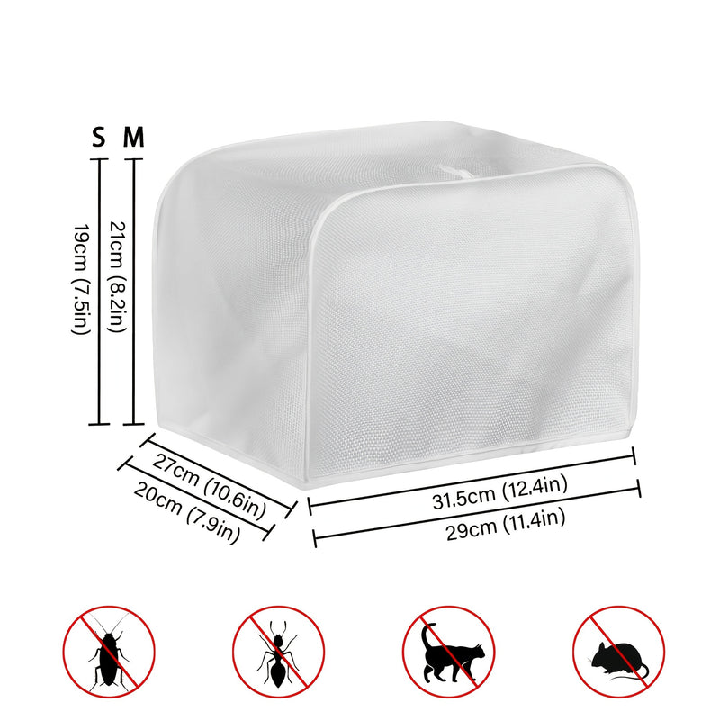 Tapa Protectora de Café para Tostadora, Máquina de Pan y Pequeños Electrodomésticos - Talla S