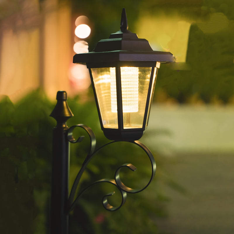 1 pieza de luz de maceta exterior DJGIFI alimentada por energía solar - Estilo tradicional, control de botón, carga solar, diseño de maceta para decoración de jardín y patio, decoraciones solares al aire libre, iluminación de patio, iluminación elegante,