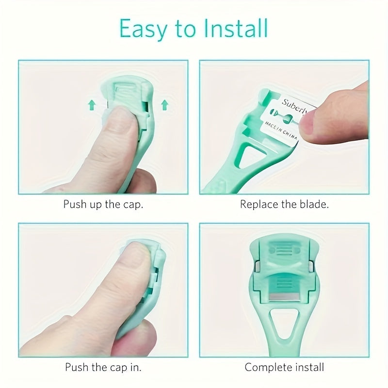 3 Piezas Raspador de Pies, Eliminador de Cutículas Beige y Herramienta para Cuidado de Talones y Plantillas, Kit de Belleza e Higiene Personal