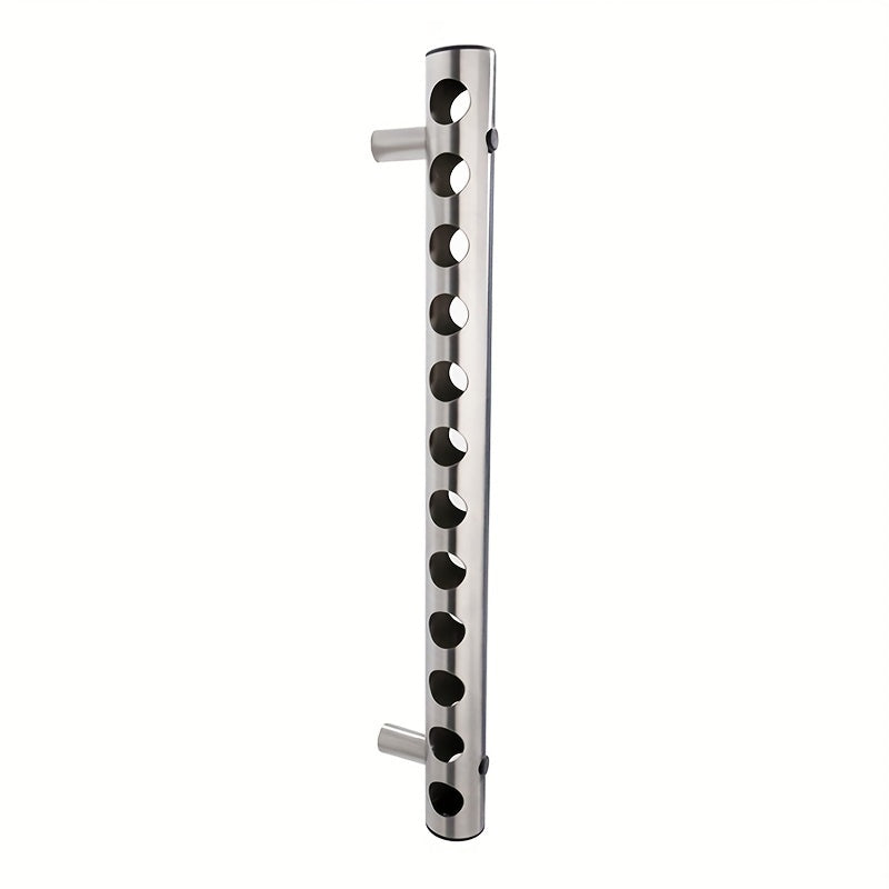 Soporte de Vino Minimalista de Acero Inoxidable para Montar en la Pared - Elegante y Práctico para Cocina y Comedor, Hogar, Sala de Estar
