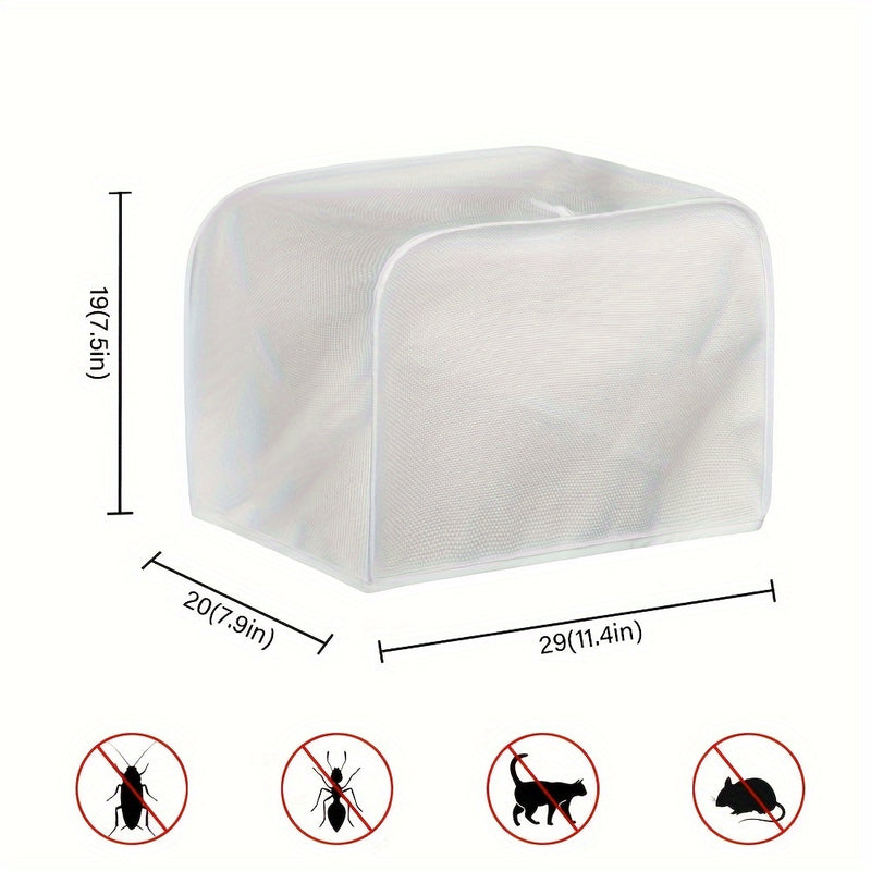 Funda para Tostadora de Poliéster Acolchada con Patrón de Tostadas - Protección contra Polvo y Huellas Dactilares, Apta para Pequeños Electrodomésticos de Cocina, Talla S