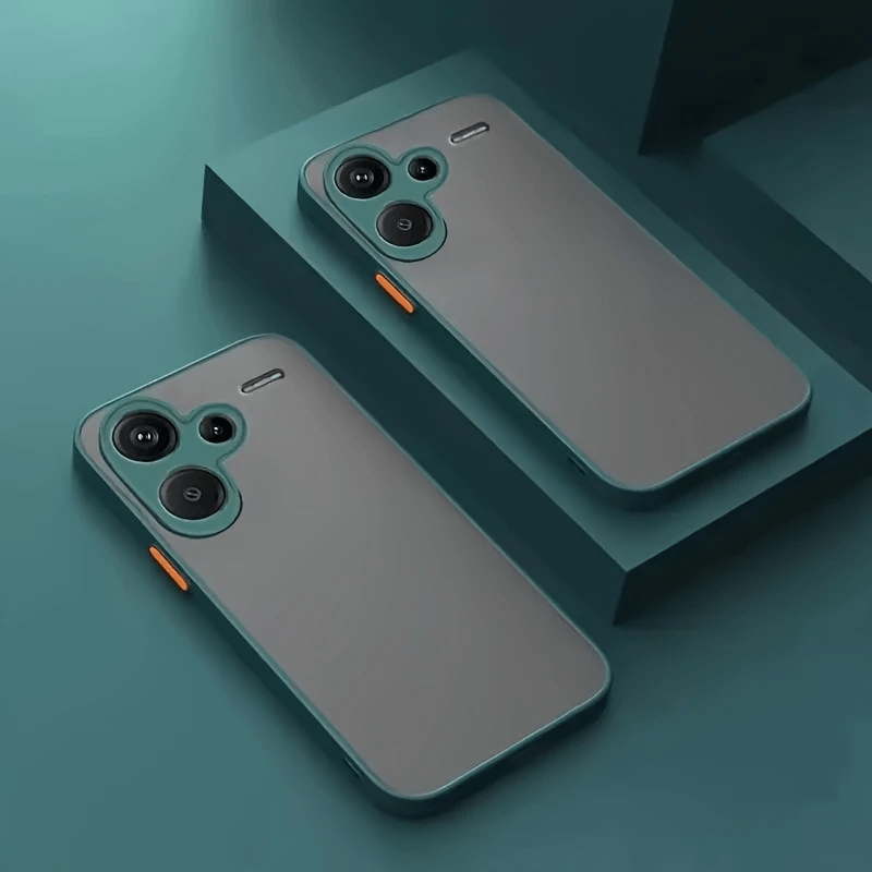 Redmi Note 13 Pro Plus con Material Antigolpes - Parachoques de TPU, Cubierta Transparente de PC Duro, Bordes Elevados, Excelente Efecto de Absorción de Impactos