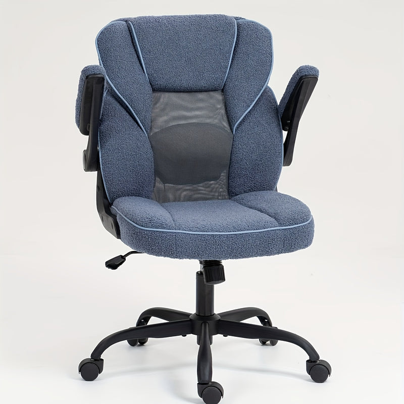 Silla de Estudio Cómoda Silla de Oficina Silla de Maquillaje Silla de Tarea Ergonómica Silla de Sofá para el Hogar Silla Grande y Cómoda para Sentarse Largo Tiempo