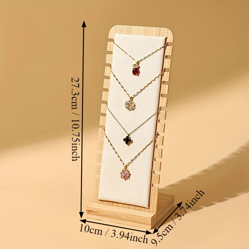 Elegante Soporte de Madera para Collares: Exhibe tu Colección de Joyas con Estilo, Premium Soporte de Madera para Pendientes: Eleva tu Presentación de Joyas, Elegante Bandeja de Madera para Pulseras: Mejora tu Exposición de Joyas