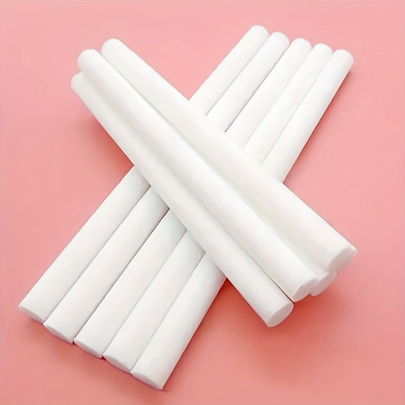 Filtro de algodón para humidificadores de PC: longitud de 7,4 cm/2,9 pulgadas, diámetro de 0,8 cm/0,31 pulgadas, filtro de reemplazo universal, adecuado para varios humidificadores