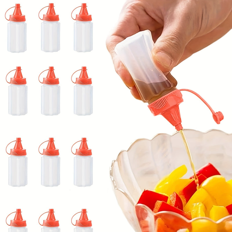 Barbacoa al aire libre, botella de condimentos portátil para picnic, botella de extrusión de salsa de tomate doméstica, botella distribuidora de salsas exprimible