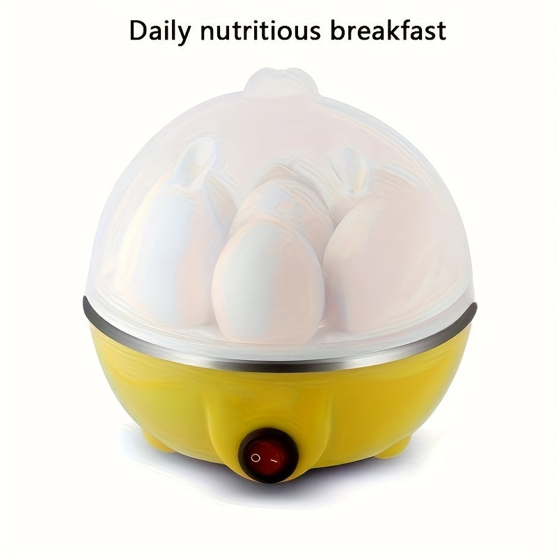 Cocinador de Huevos Mini, Tapón Transparente, Gran Capacidad de Vapor, Olla Multifuncional Automática, Ideal para Desayunos Nutritivos. Base de Acero Inoxidable de Grado Alimenticio, Segura y Confiable. Accesorio de Cocina Automático Perfecto para Huevos