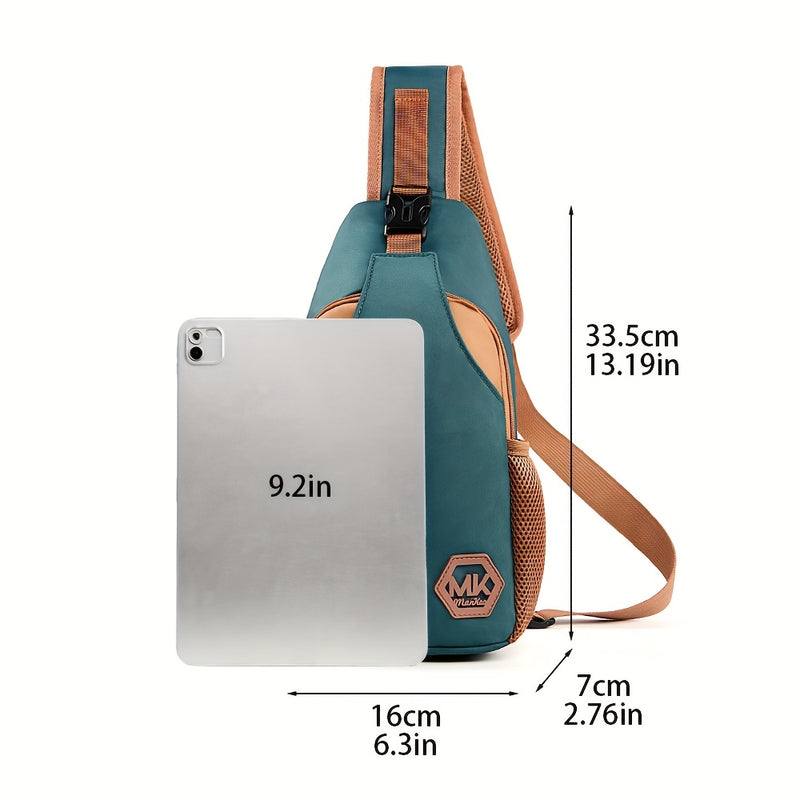 Bolso cruzado para hombre, nuevo y moderno, bandolera portátil, mochila pequeña de un solo hombro para salir, bolso para celular, marca de moda, simple y ligero, bandolera casual deportiva, también para mujeres