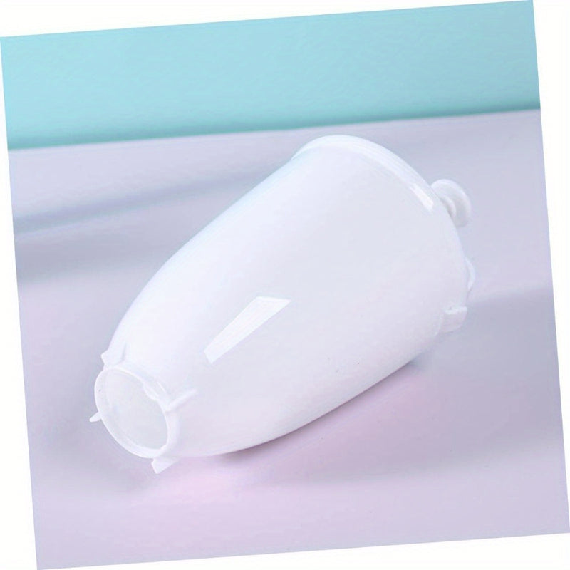 Fabricante de donas fácil de usar - Molde de donas mini blanco ABS con mango con resorte, perfecto para hornear en casa, suministros para hornear donas.