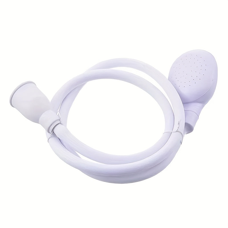 Manguera de ducha portátil para lavabo, grifo de ducha para baño, lavado de pelo, accesorio de baño para mascotas, perros y gatos - Rociador de flujo ajustable multifunción, no eléctrico, se adapta a tamaños de grifo estándar - 1 pieza
