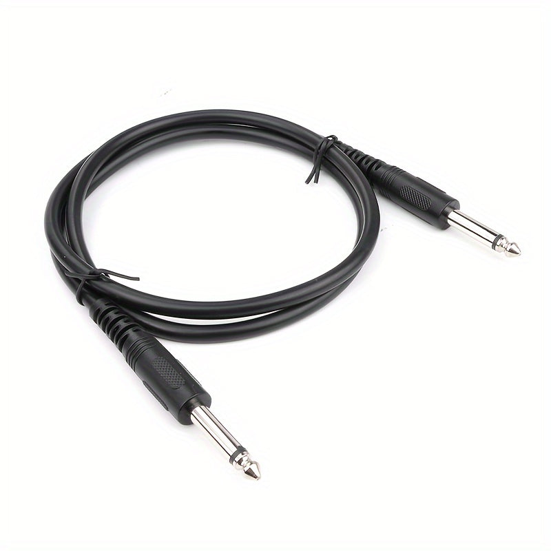 Cable de audio I-zclive de 6.5 mm, cable de audio macho a macho de 6.35 mm, cable de audio de 6.5 mm de cobre libre de oxígeno, cable de audio de reducción de ruido de 6.35 mm, conector de metal aplicable para computadora, DVD, bajo, teclado. Eid Al-Adha