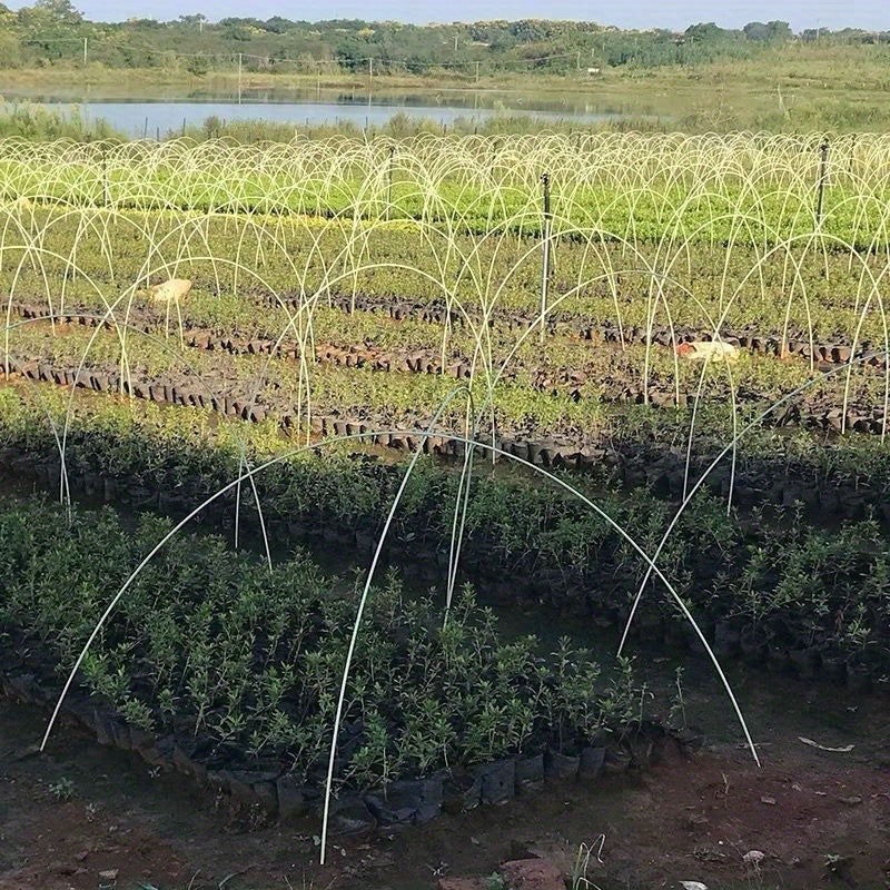 Soporte pequeño para arco de cobertizo, cobertizo para vegetales, cobertizo para flores, soporte aislante para plántulas, red protectora solar, segundo soporte para cobertizo, fibra de vidrio